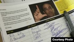 AI colecta firma a favor de la libertad de Eduardo Cardet