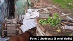 Tormenta local afecta el poblado de San Antonio de Cabezas, en Matanzas