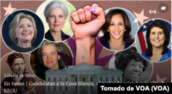 Candidatas a la Casa Blanca