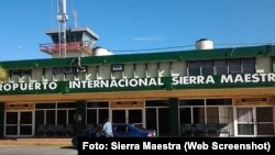 Aeropuerto Internacional Sierra Maestra, en Santiago de Cuba