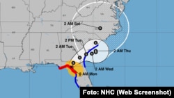 La tormenta tropical Debby