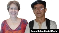 Alina Bárbara López Hernández y Jorge Fernández Era, detenidos el 18 de agosto de 2024 en Matanzas y La Habana, respectivamente. (Facebook/CubaxCuba).