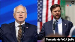 Los candidatos a la vicepresidencia de EEUU, el demócrata Tim Walz (izq) y el republicano JD Vance (der), podrían verse las caras en dos debates propuestos para el 18 de septiembre y el 1 de octubre