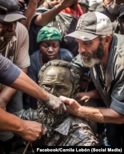 Una de las secuencias de "Monumento para ser derrumbado", de Camila Lobón.