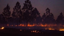 Aún sin controlar incendio de grandes proporciones en Pinares de Mayarí