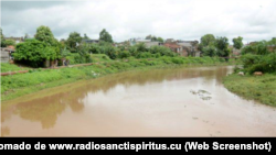 El río Yayabo en una fotografía de Oscar Alfonso Sosa para Radio Sancti Spiritus.