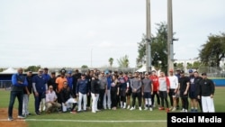 El equipo FEPCUBE durante un entrenamiento. Foto Alejandro Taquechel para @FEPCUBE