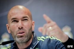 El entrenador del Real Madrid, Zinedine Zidane.