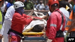 Uno de los heridos por la explosión del Hotel Saratoga en La Habana. 