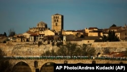 Foto Archivo. Una procesión de Semana Santa en Zamora, España.