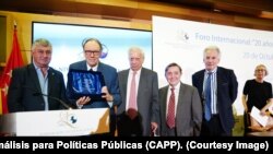 Foro de la Fundación Internacional para la Libertad, el 20 de octubre de 2022. (Imagen del Centro de Análisis para Políticas Públicas - CAPP).