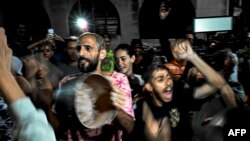 Protesta en El Vedado, La Habana, el sábado 1ro de octubre. (YAMIL LAGE / AFP)