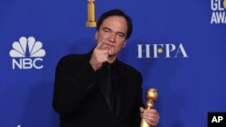 Quentin Tarantino, ganador del Globo de Oro. AP Photo/Chris Pizzello