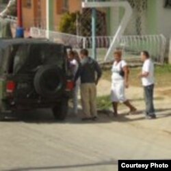 Arresto en Matanzas a Damas de Blanco.