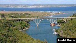 Desembocadura del Canímar a la bahía de Matanzas