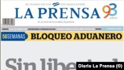 Diario La Prensa denuncia el silencio en Nicaragua.