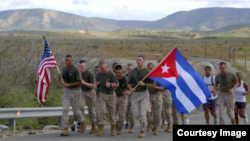 Marines en la Base Naval de Guantánamo. 