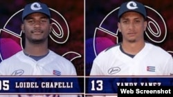 Loidel Chapellí Zulueta y Yandy Yáñez Nembhard, otros dos peloteros cubanos se quedan en México.