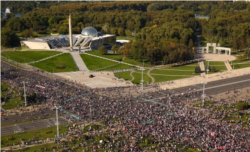 Protestas en Minsk el domingo 20 de septiembre 2020