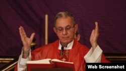 Mons. Juan García, Arzobispo de La Habana. Foto de Facebook de Yoandri Fernández.