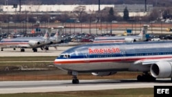 Un avión de American Airlines.