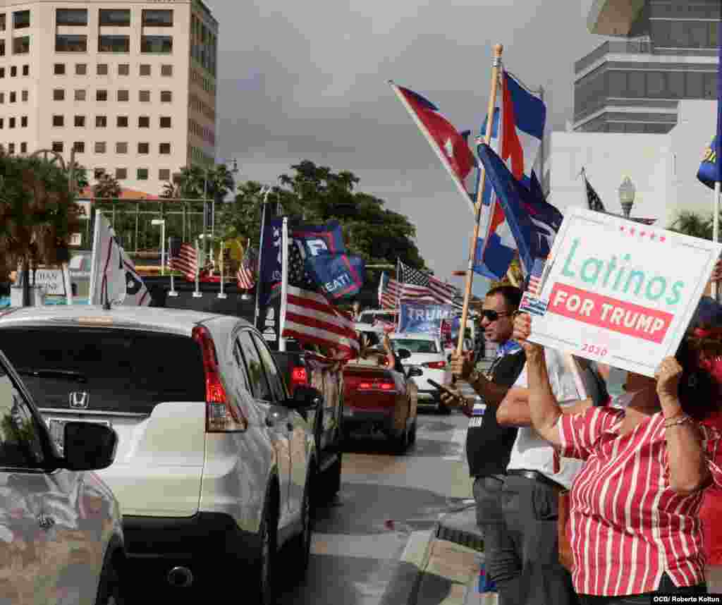 Caravana por la Libertad y la Democracia en Miami.