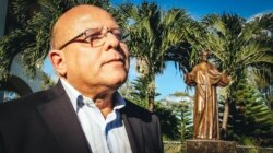 Dagoberto Valdés en la Ermita de la Caridad