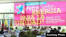 Reunión de Petrocaribe en Managua, Nicaragua.