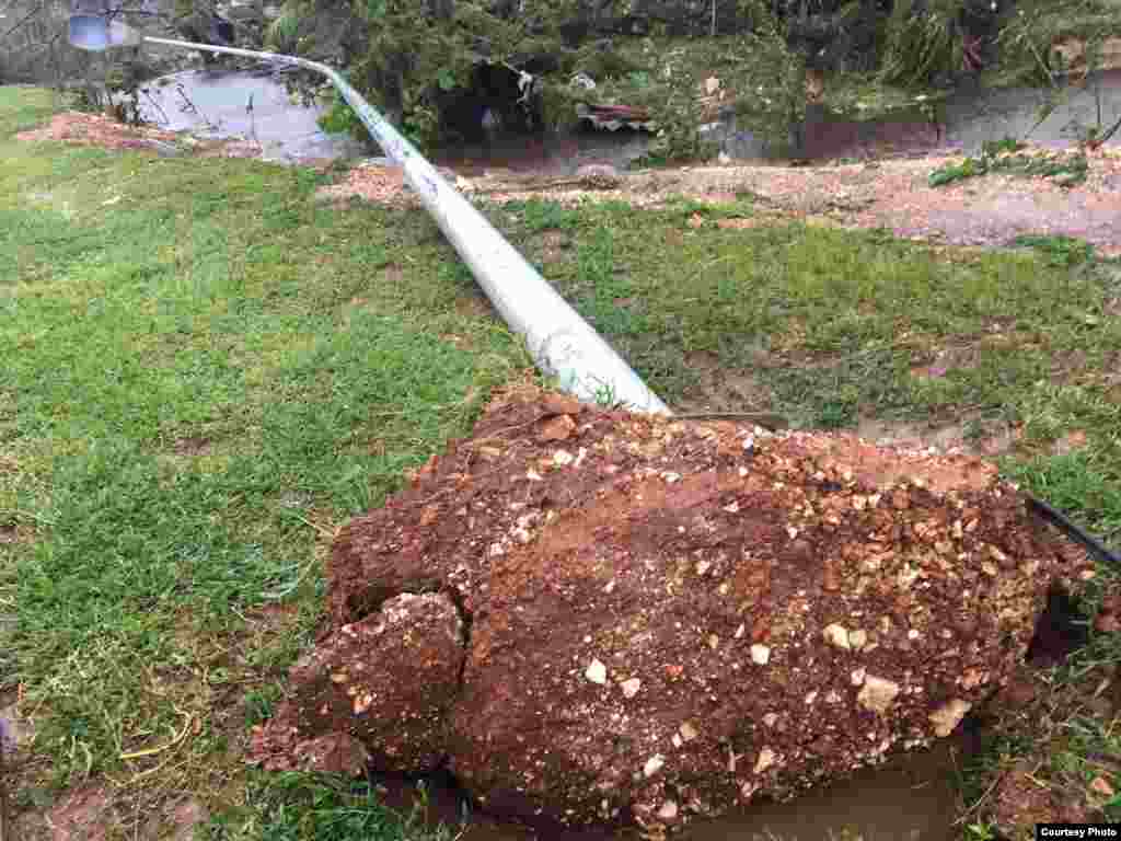 Imágenes de Caibarién tras el paso de Irma /Cortesía de H Vela - WPLG-TV