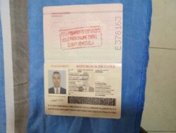 Copia del pasaporte oficial del doctor Alvarez.