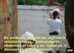 Video sobre robo de carne en Guantánamo.