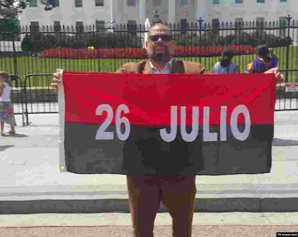 Kcho bandera 26 de Julio