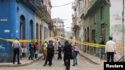 Un barrio en cuarentena por COVID-19 en La Habana. REUTERS/Stringer