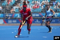 Yunia Milanés es la capitana del equipo de Hockey.