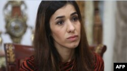 Nadia Murad, víctima de "trata" y Premio Nobel de la Paz 2018. Embajadora de Buena Voluntad de la ONU