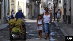 Vista de una calle de La Habana, el 17 de abril de 2019.