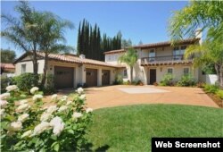 La mansión de estilo mediterráneo adquirida por Yasiel Puig en Encino, California. (Foto: Variety.com)