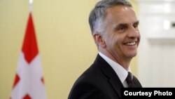 El ministro de Asuntos Exteriores de Suiza, Didier Burkhalter.