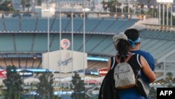 El estadio de los Dodgers en Los Angeles, en agosto del 2020.