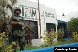 La estación migratoria de Chetumal, Quintana Roo.