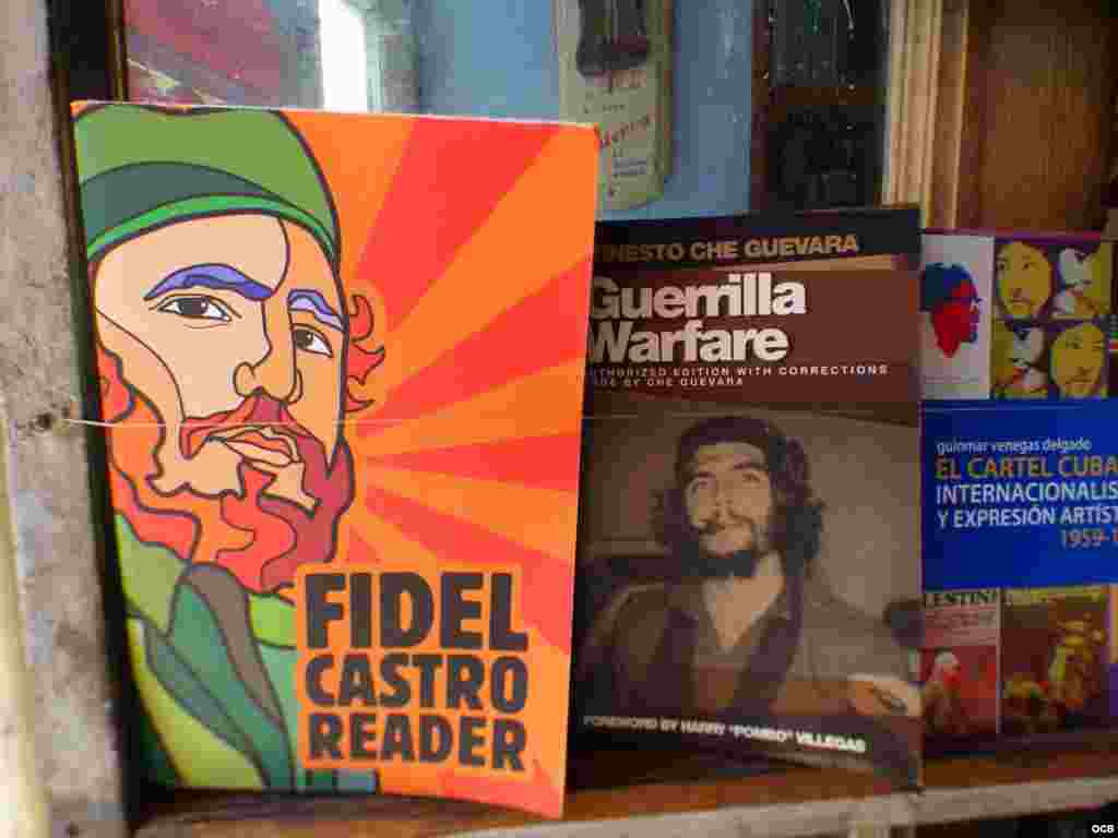 Libros de Fidel Castro para turistas.