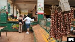 Agromercado en La Habana. (Archivo)