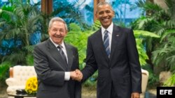 Obama en el Palacio de la Revolución