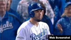 Eric Hosmer, 1B de los Reales de Kansas City.