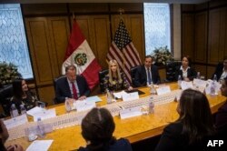 Ivanka Trump en la Cumbre de Lima, Perú.