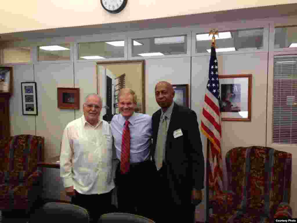 Guillermo Fariñas y Elizardo Sánchez en Washington se reunen con congresistas senadores y representantes