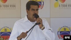 ARCHIVO:Nicolás Maduro, pronuncia un discurso en el patio de la Academia Militar en Caracas (Venezuela) 