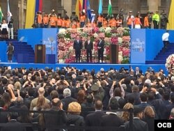 Juramentación de Iván Duque en Colombia.