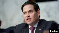 El senador republicano de la Florida Marco Rubio, durante una reunión del Comité de Inteligencia del Senado en enero del 2019 (Foto: Archivo).