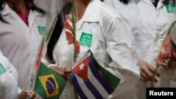 Médicos cubanos en Brasil. REUTERS/Fernando Medina